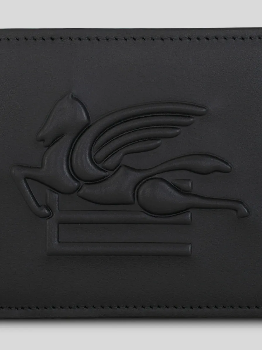 Pegaso Debossed Bi-Fold Wallet