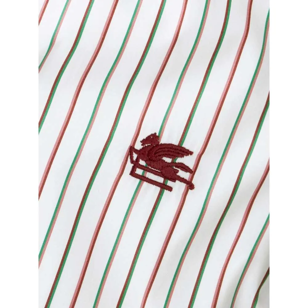 Striped Shirt With Logo