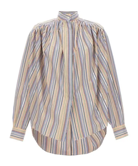 Striped Long-Sleeved Shirt