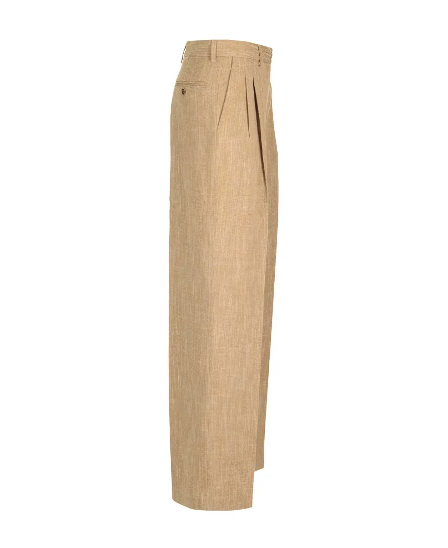 High-Waist Tailored Trousers