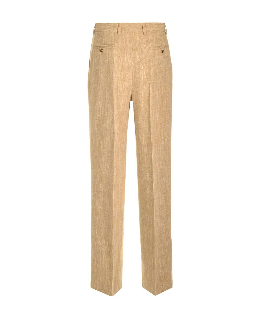 High-Waist Tailored Trousers