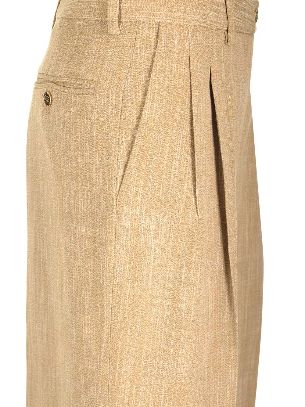 High-Waist Tailored Trousers