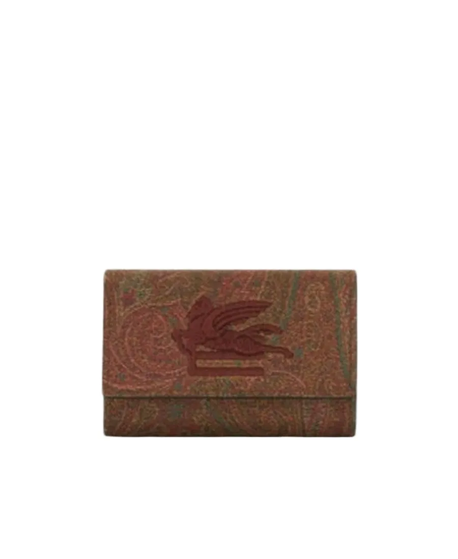 Pegaso-Motif Jacquard Keyholder