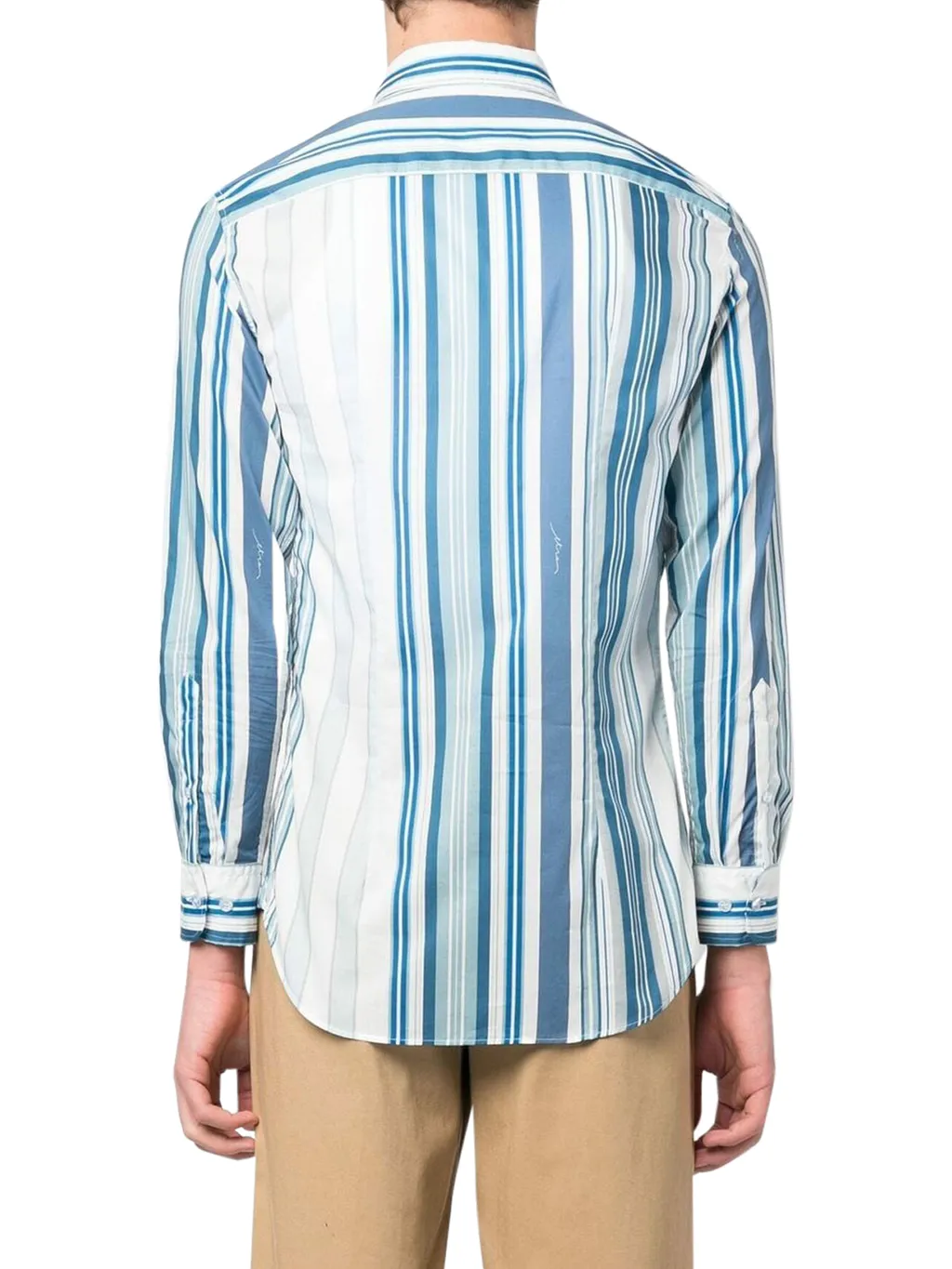 Vertical Stripe Print Shirt
