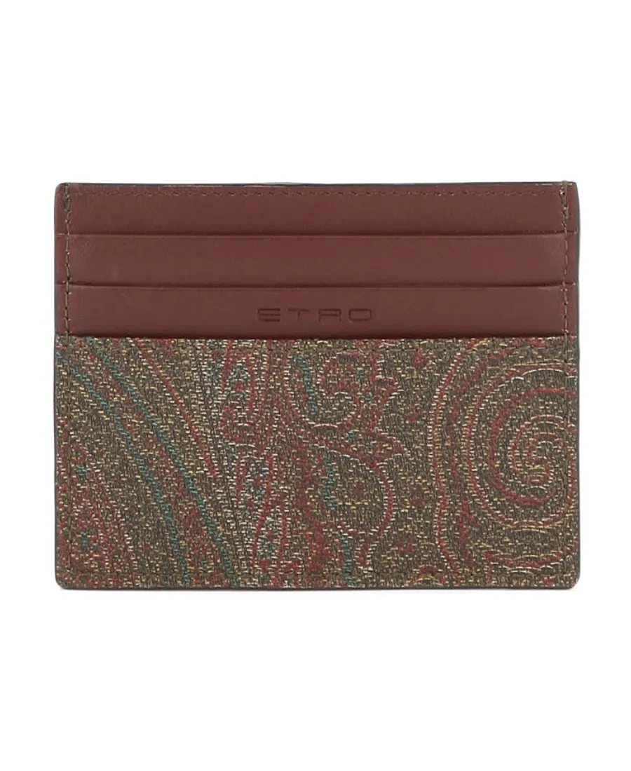 Paisley Print Cardholder