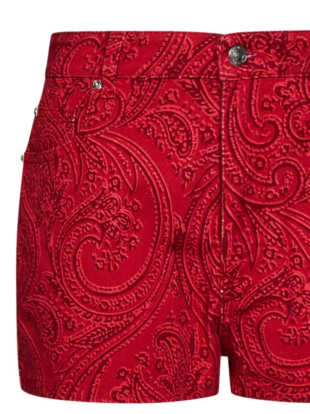 Paisley Print Shorts