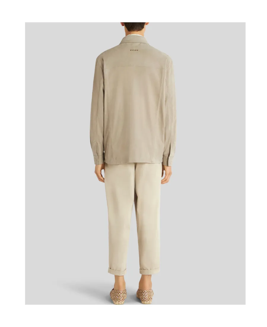 Buttoned Long-Sleeved Shirt