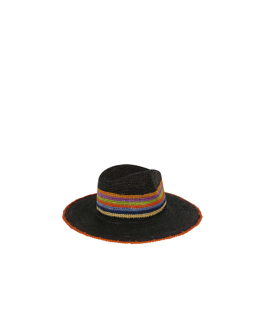 Striped Straw Hat