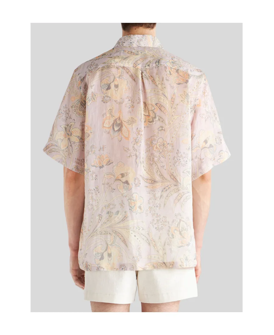 Paisley Bandana Printed Short Sleeved Shirt