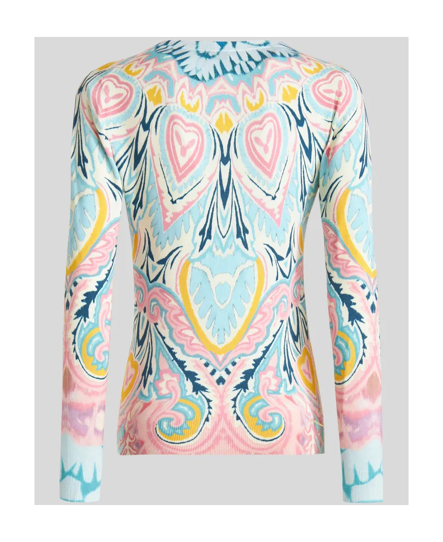 Graphic Printed Long-Sleeved Jumper