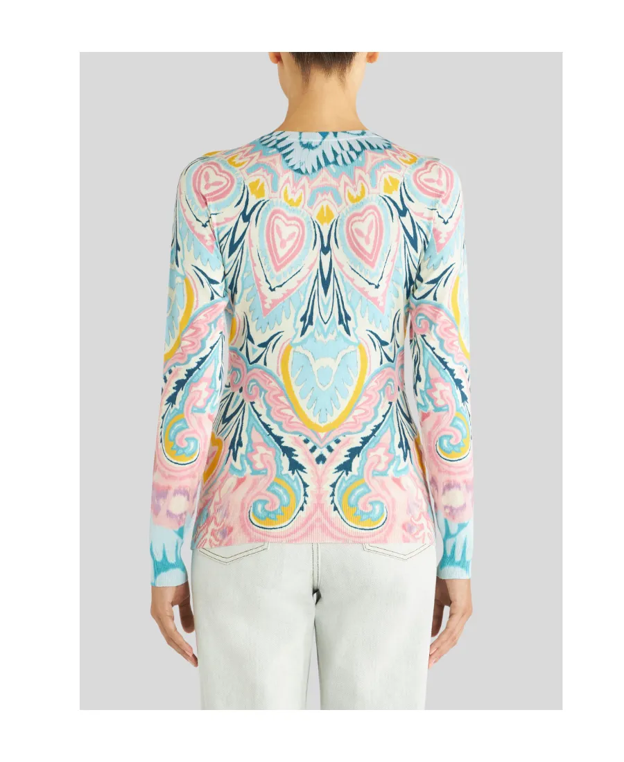 Graphic Printed Long-Sleeved Jumper