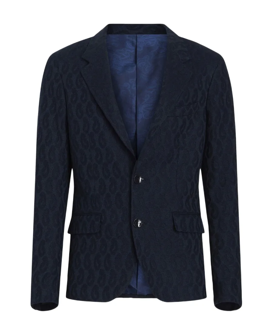 Single-Breasted Logo Detailed Blazer