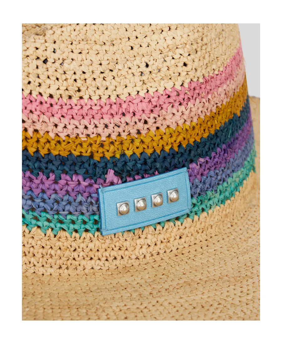 Stripe Detailed Hat