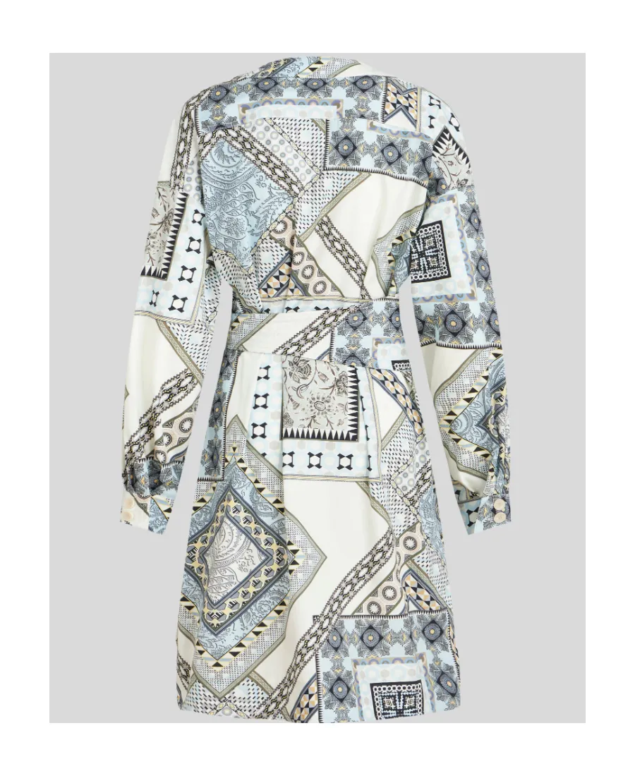 Patchwork Shirt Dress