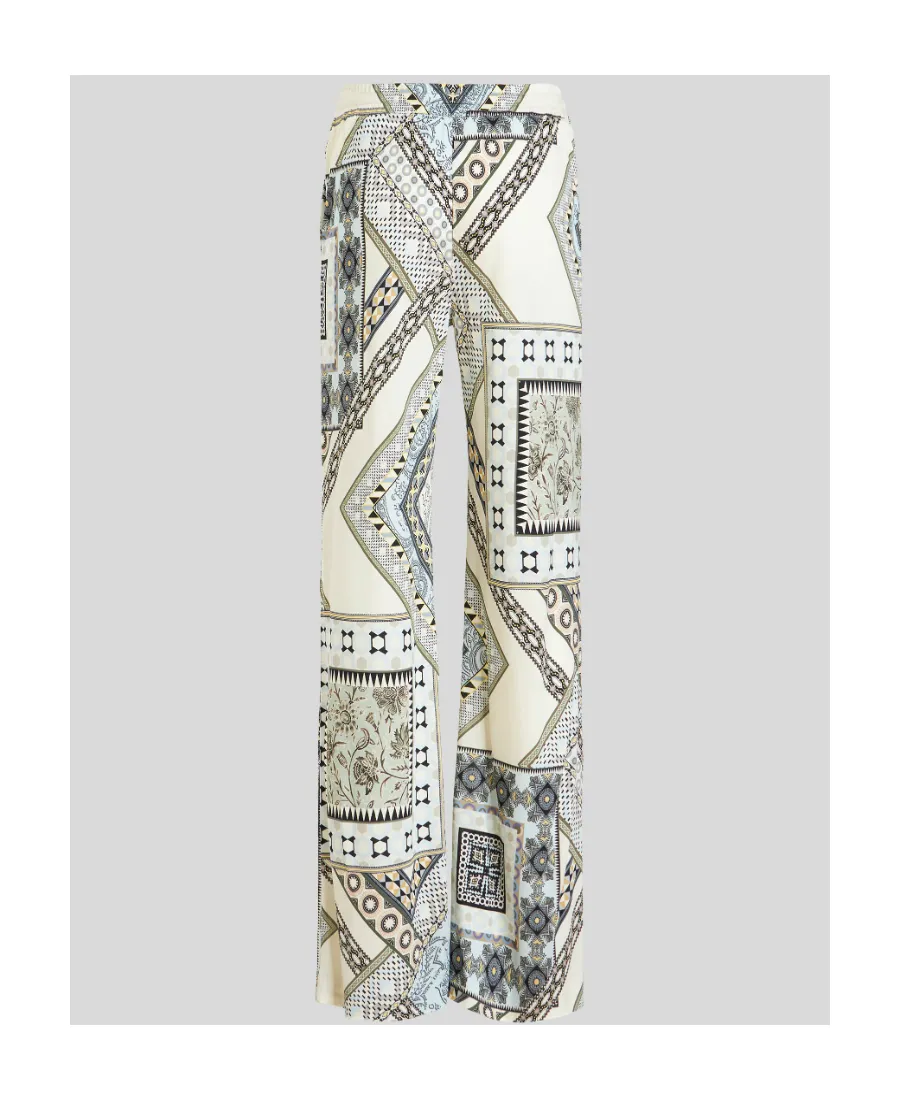 Patchwork Drawstring Track Pants