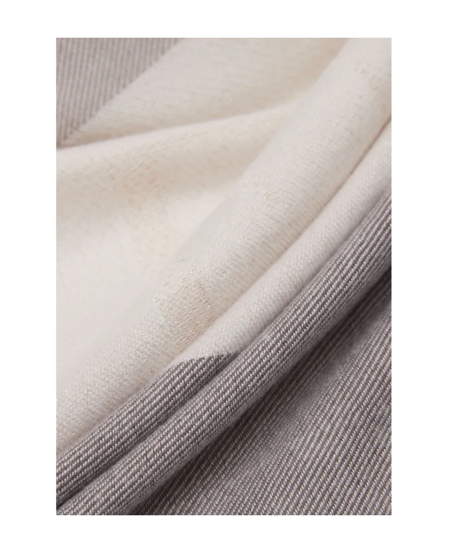 Two-Toned Fringed Edge Scarf