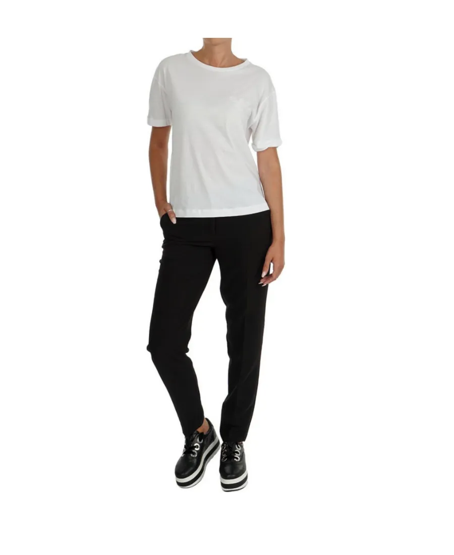 T-Shirt With Round Neck And Short Sleeves