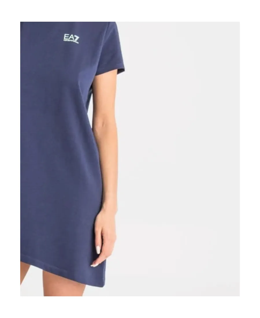 Navy Blue Logo Dress