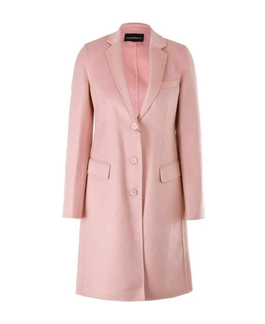 Single-Breasted Lapel Coat