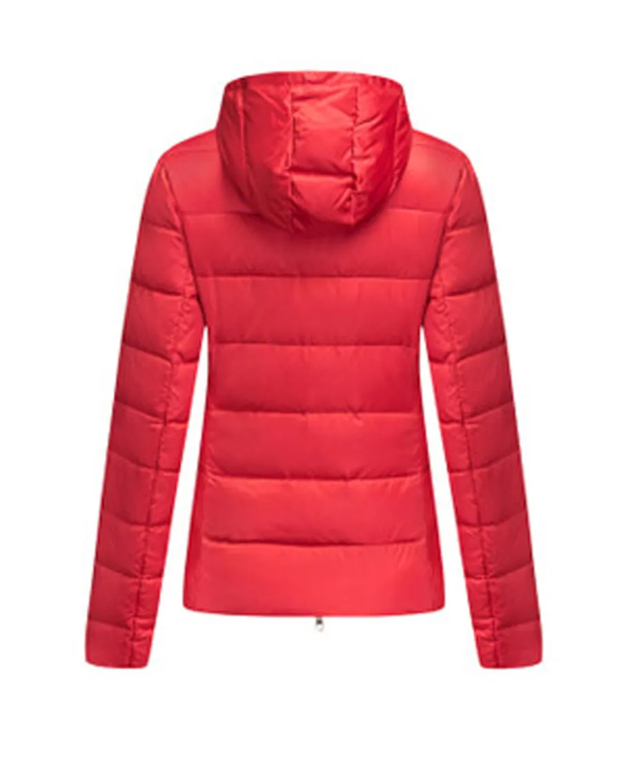 Hooded Quilted Down Jacket
