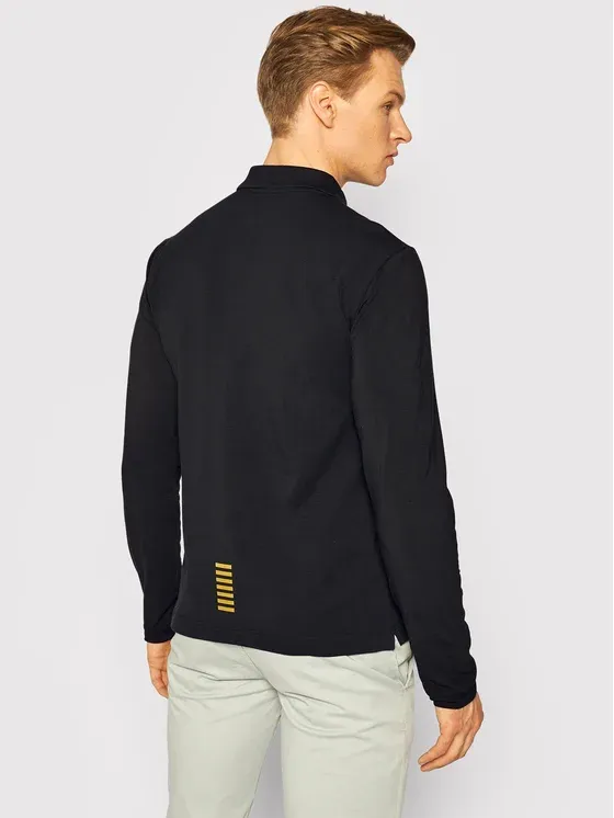 Logo Long-Sleeved Polo Shirt
