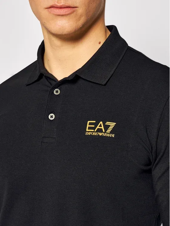 Logo Long-Sleeved Polo Shirt