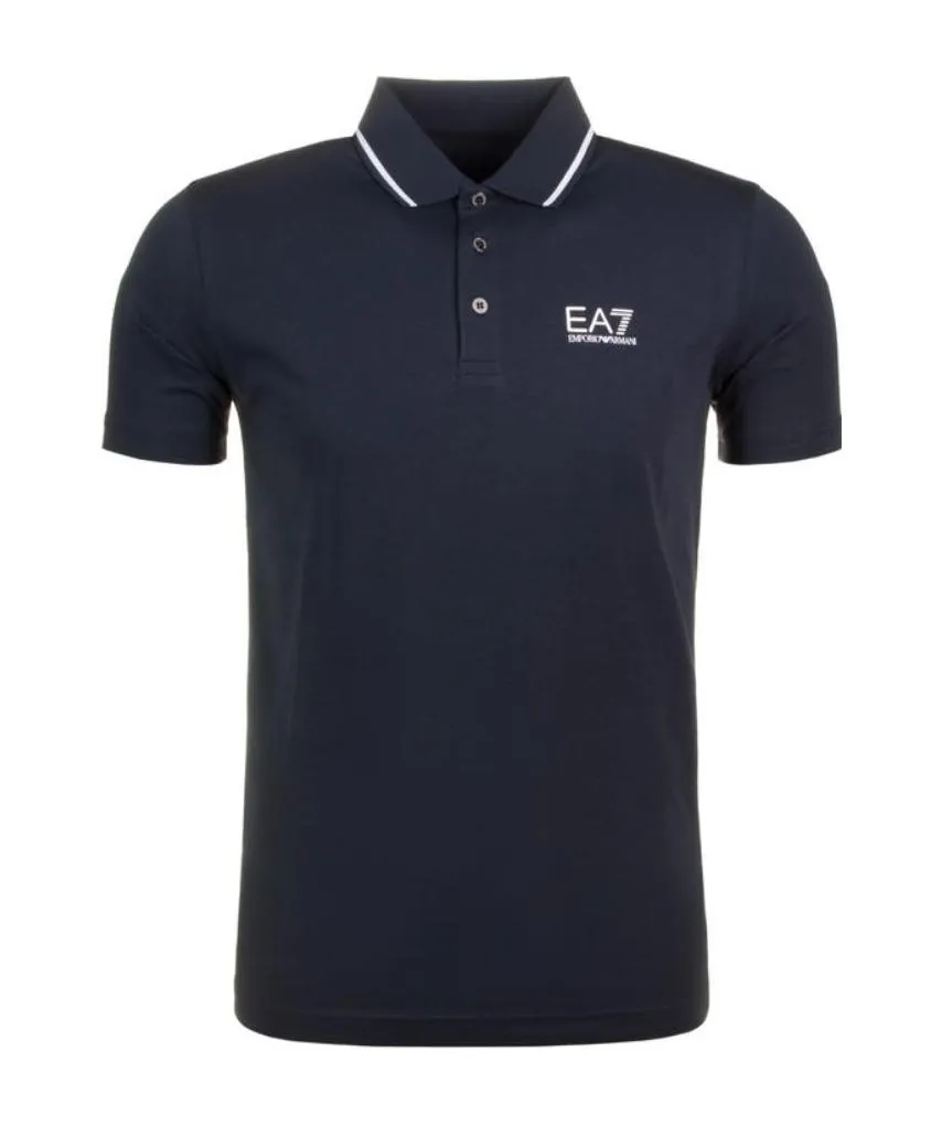 Logo Lapel Polo Shirt