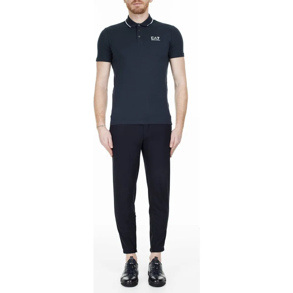Logo Lapel Polo Shirt