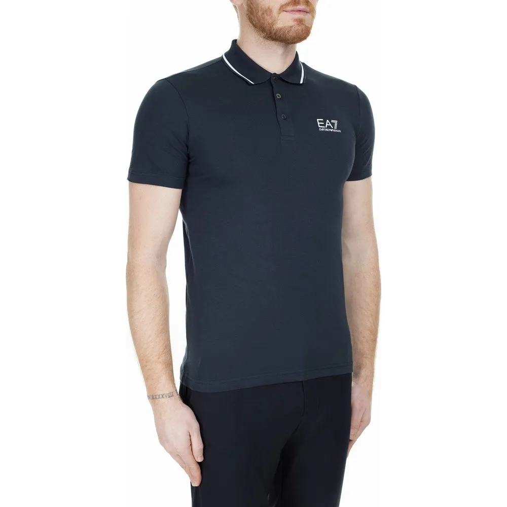 Logo Lapel Polo Shirt