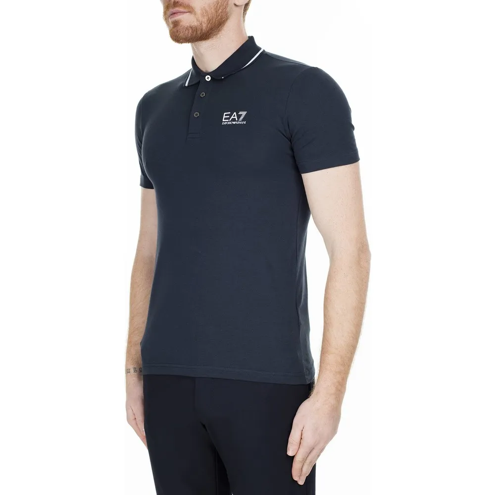 Logo Lapel Polo Shirt