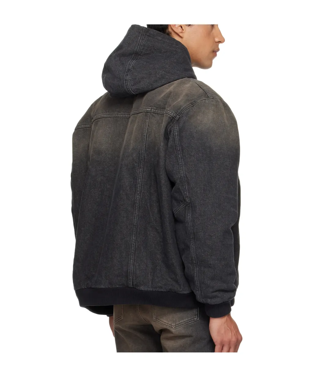 Hooded Denim Jacket