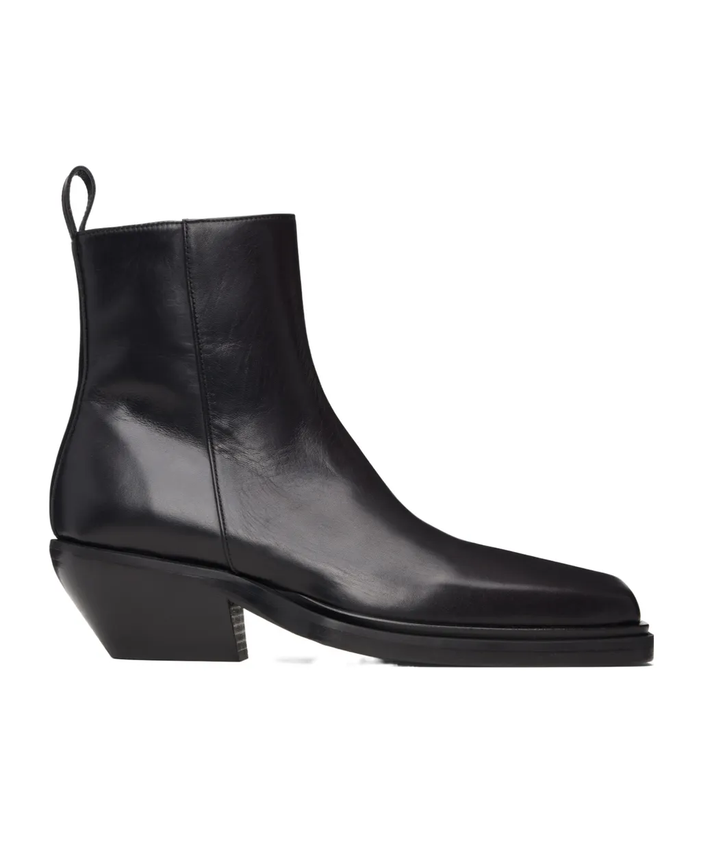Square Toe Ankle Boots
