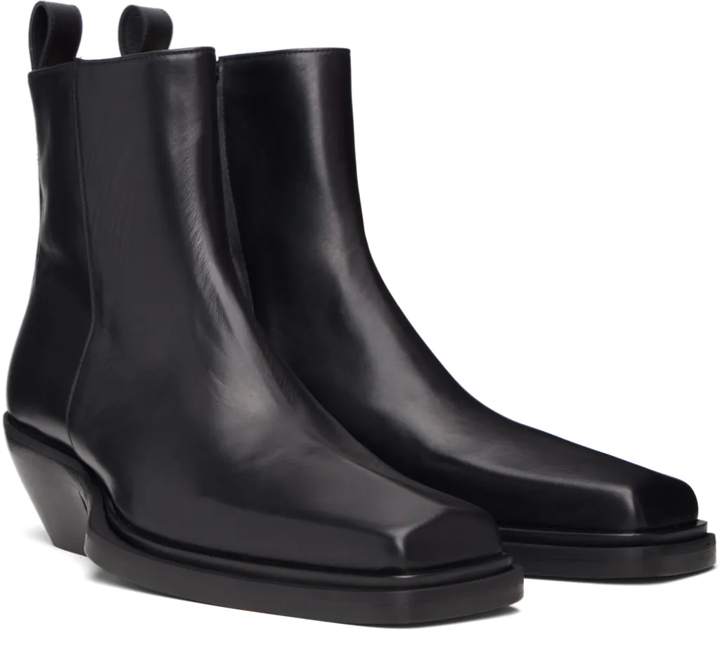 Square Toe Ankle Boots