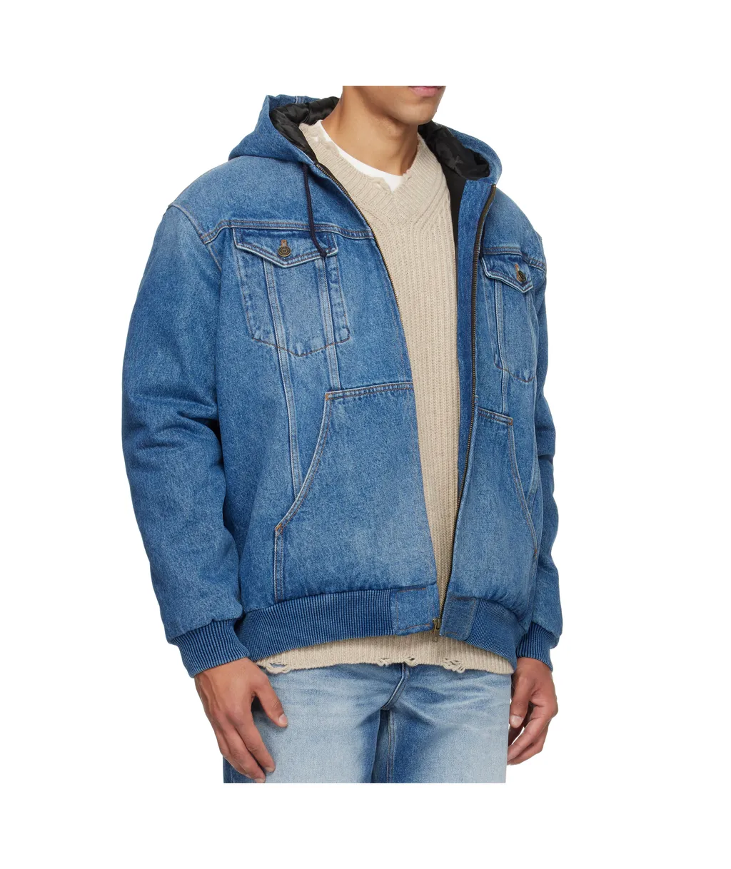 Hooded Denim Jacket