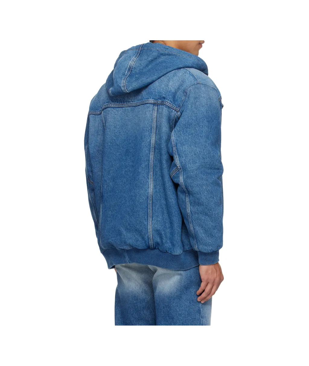 Hooded Denim Jacket
