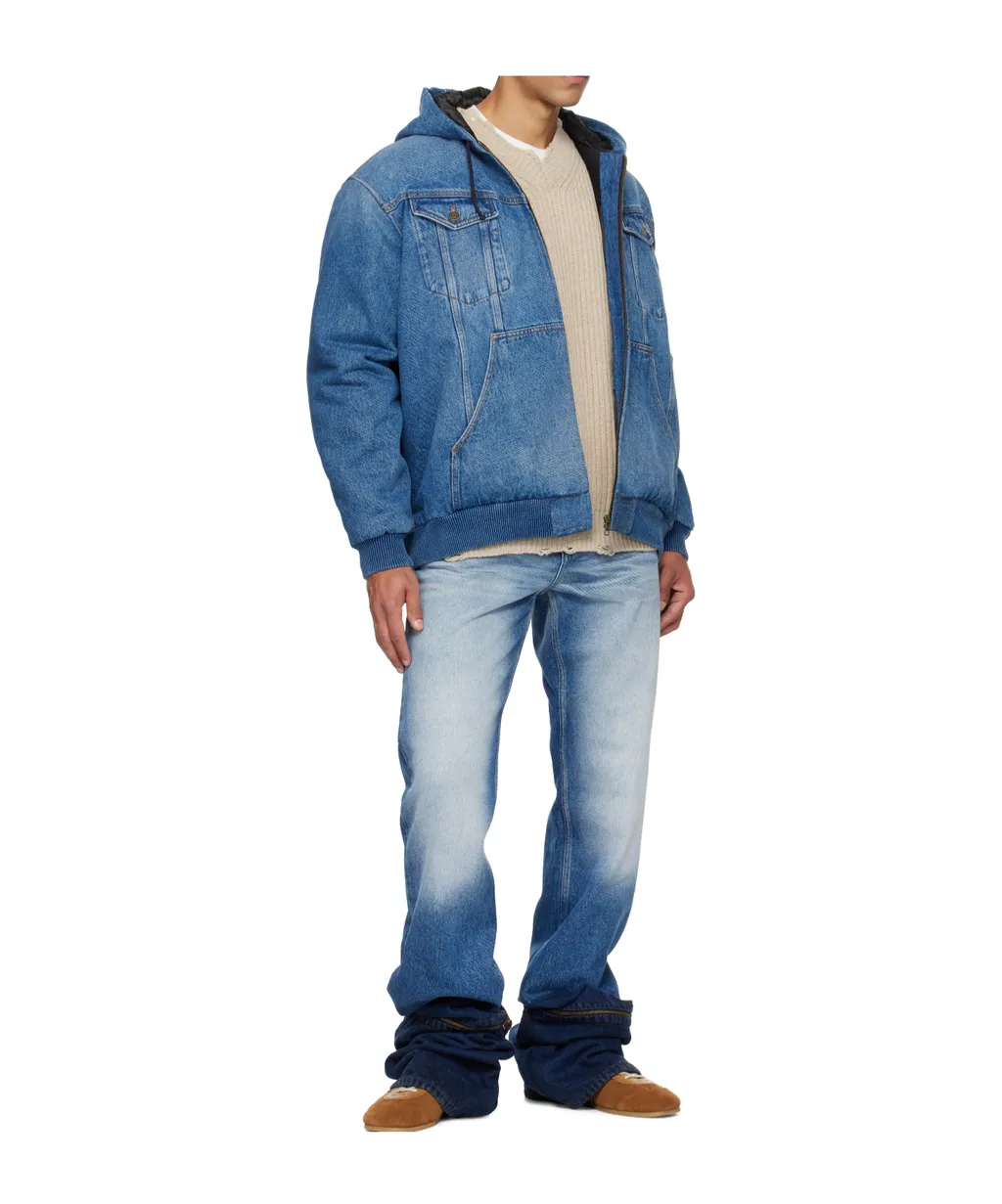 Hooded Denim Jacket