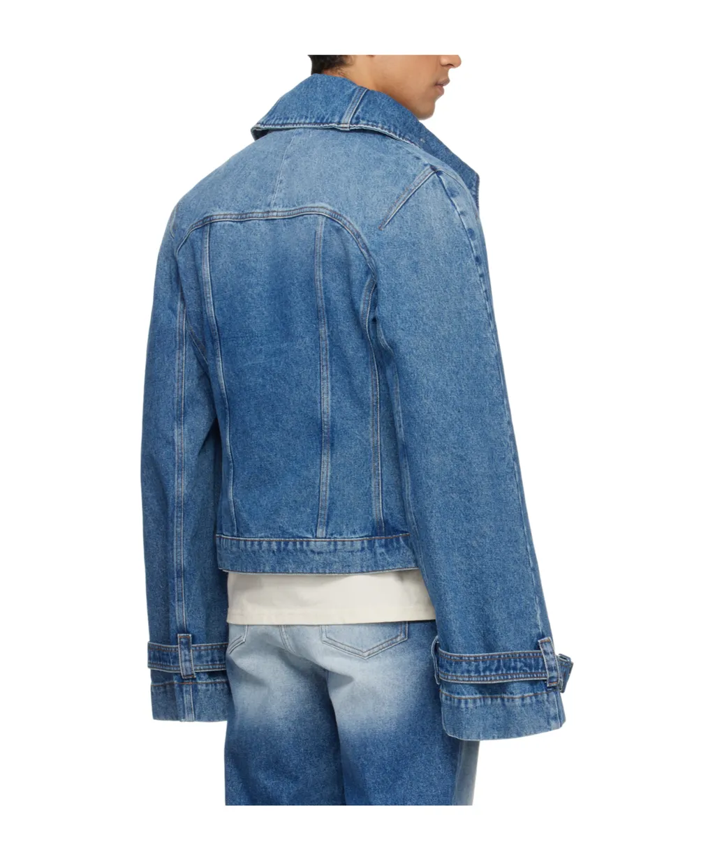 Raglan Sleeve Denim Jacket