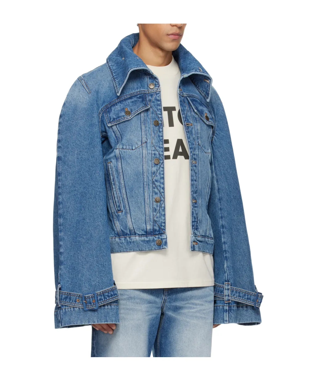 Raglan Sleeve Denim Jacket