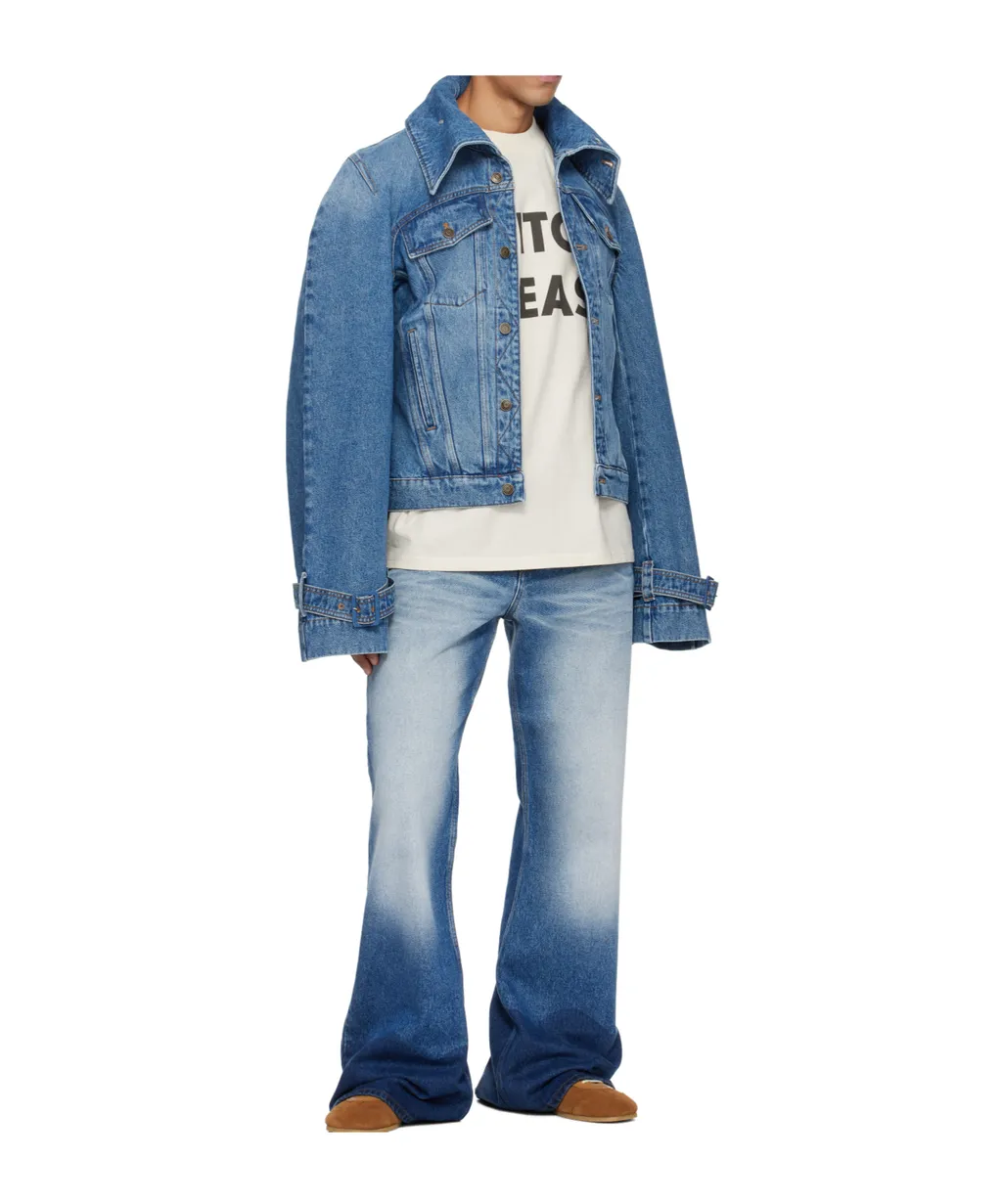 Raglan Sleeve Denim Jacket