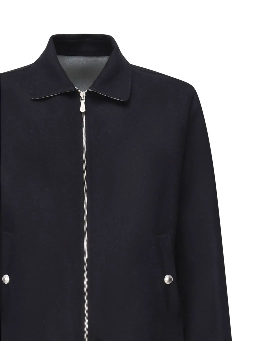 Zip-Front Drawstring Coat