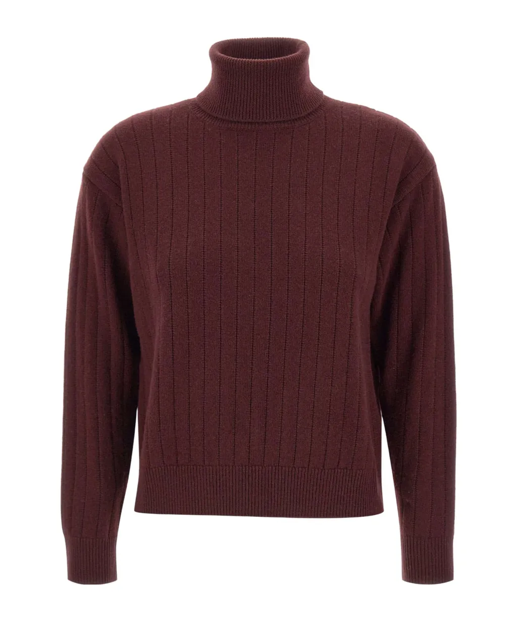 Ribbed Turtleneck Knitwear