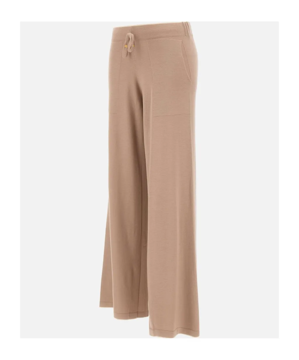 Wide-Leg Jogger Pants
