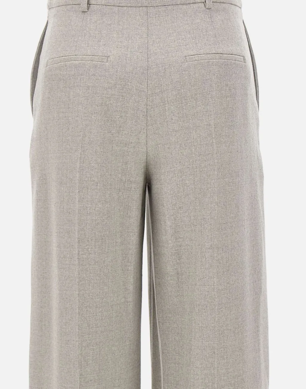 Wide-Leg Wool Pants