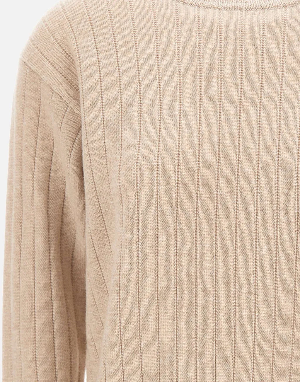Textured Crew Neck Knitwear