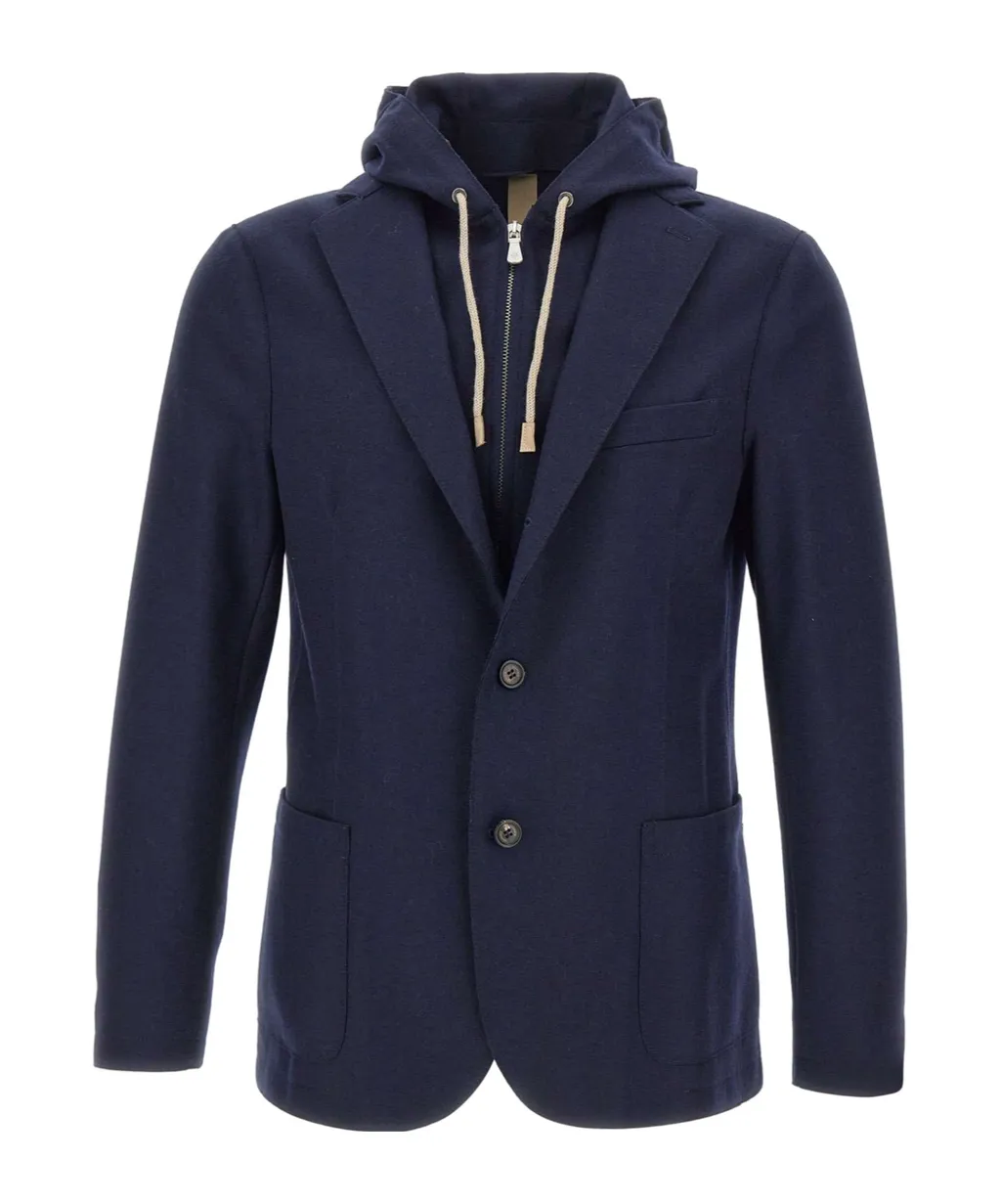 Hooded Blazer Jacket