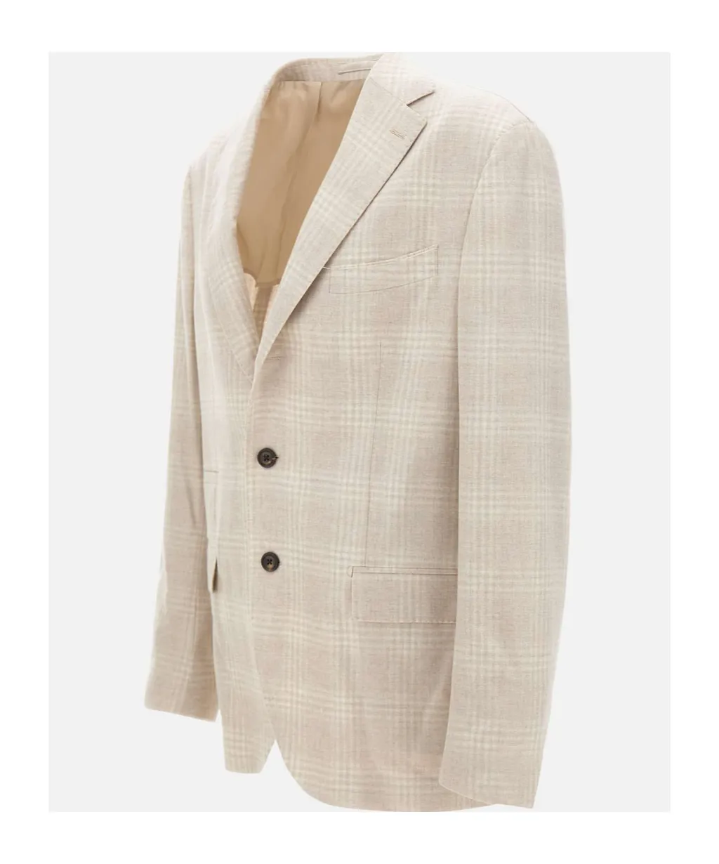 Checked Blazer Jacket