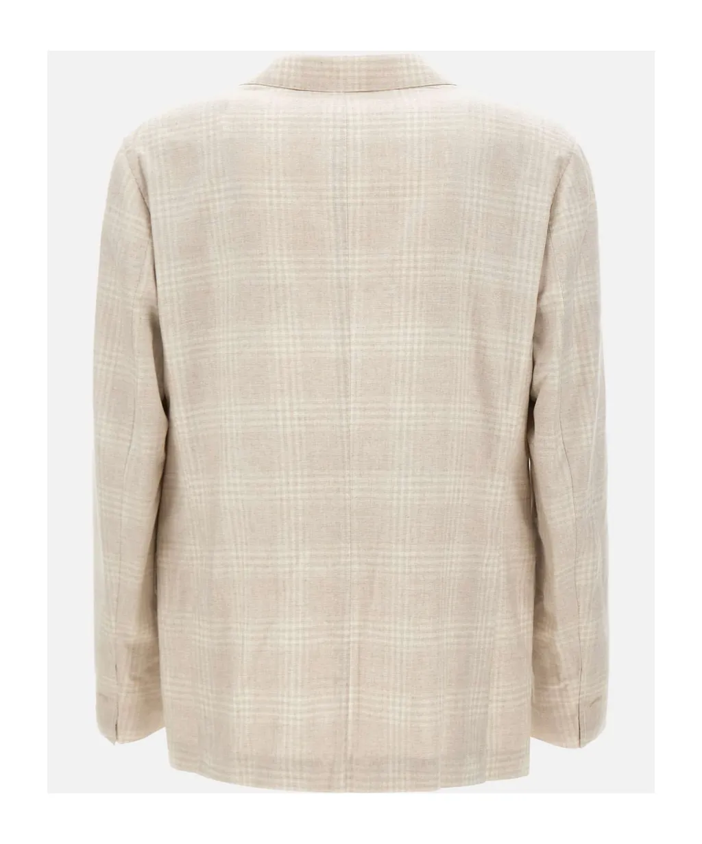 Checked Blazer Jacket