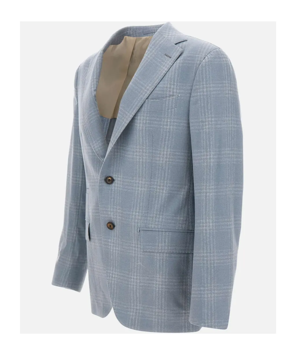 Checked Blazer