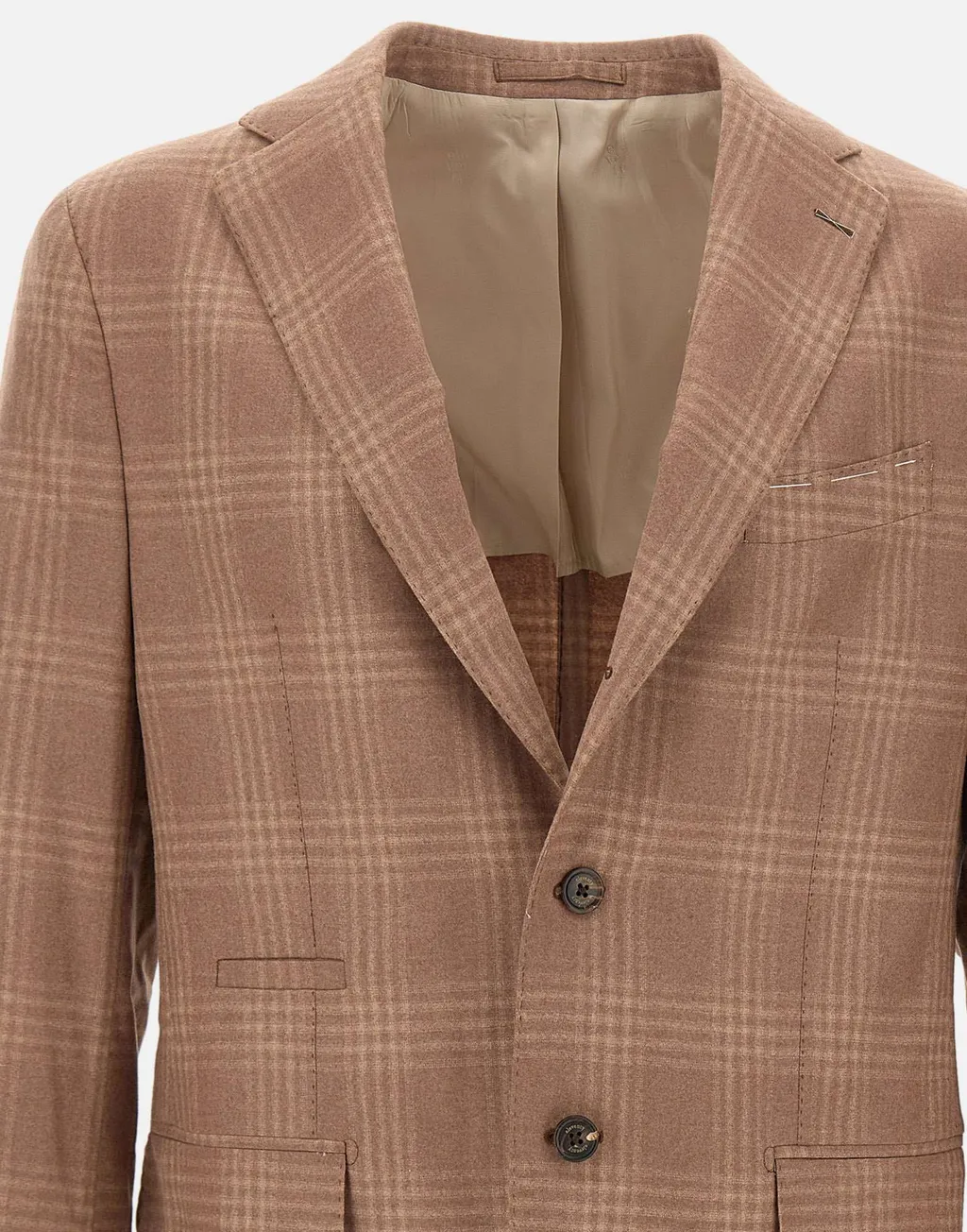 Checked Slim-Fit Blazer