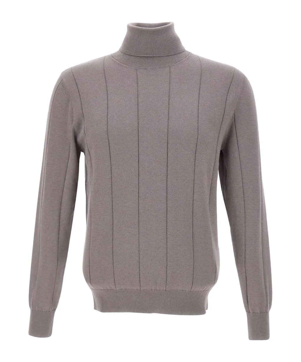 Ribbed Turtleneck Knitwear